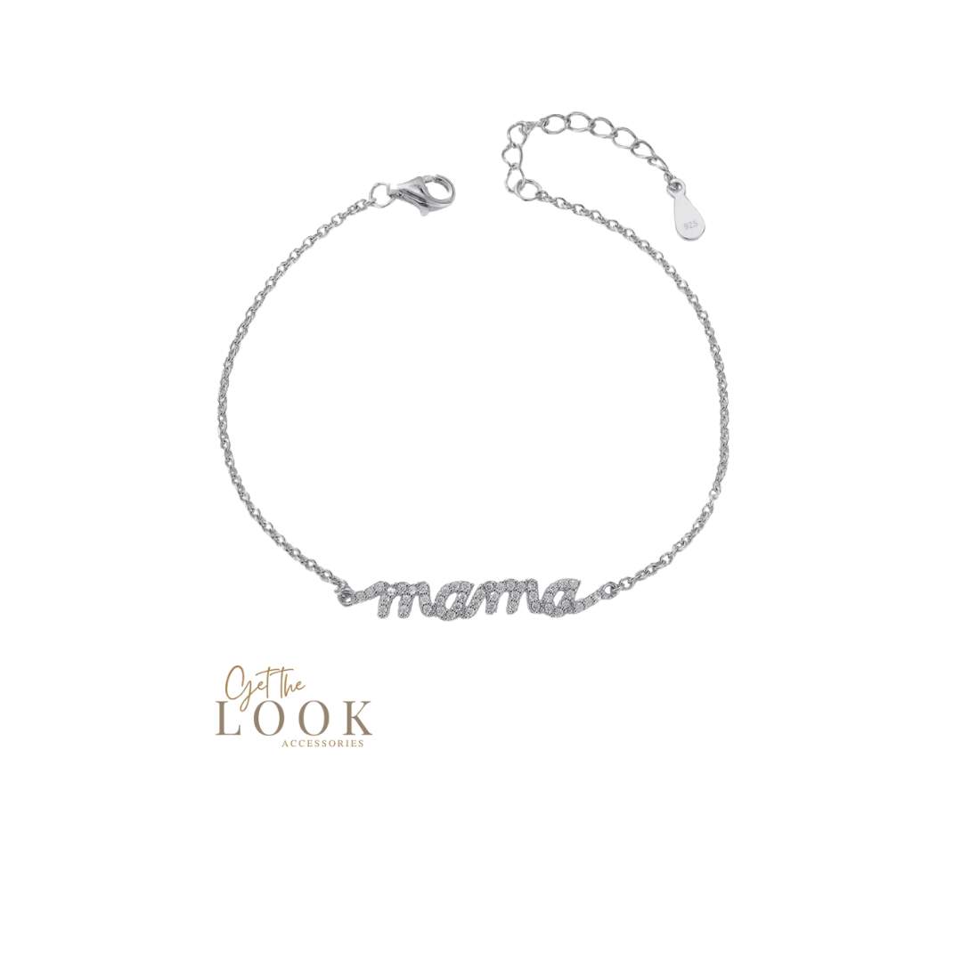 Mamma Diamond Bracelet - Silver