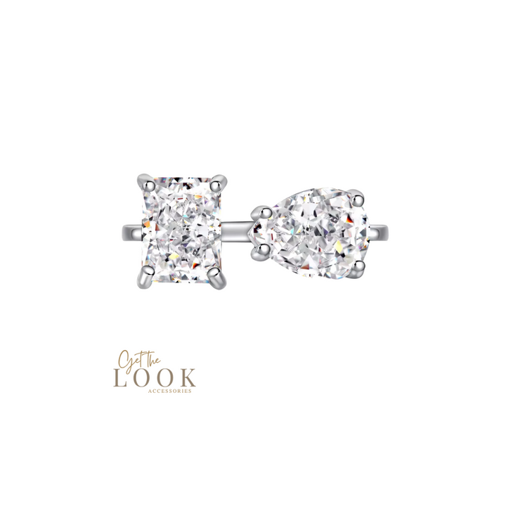 Amelia Diamond Ring - Silver