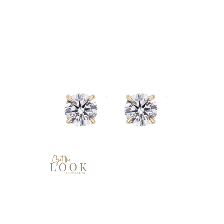 Willow Diamond Stud Earrings