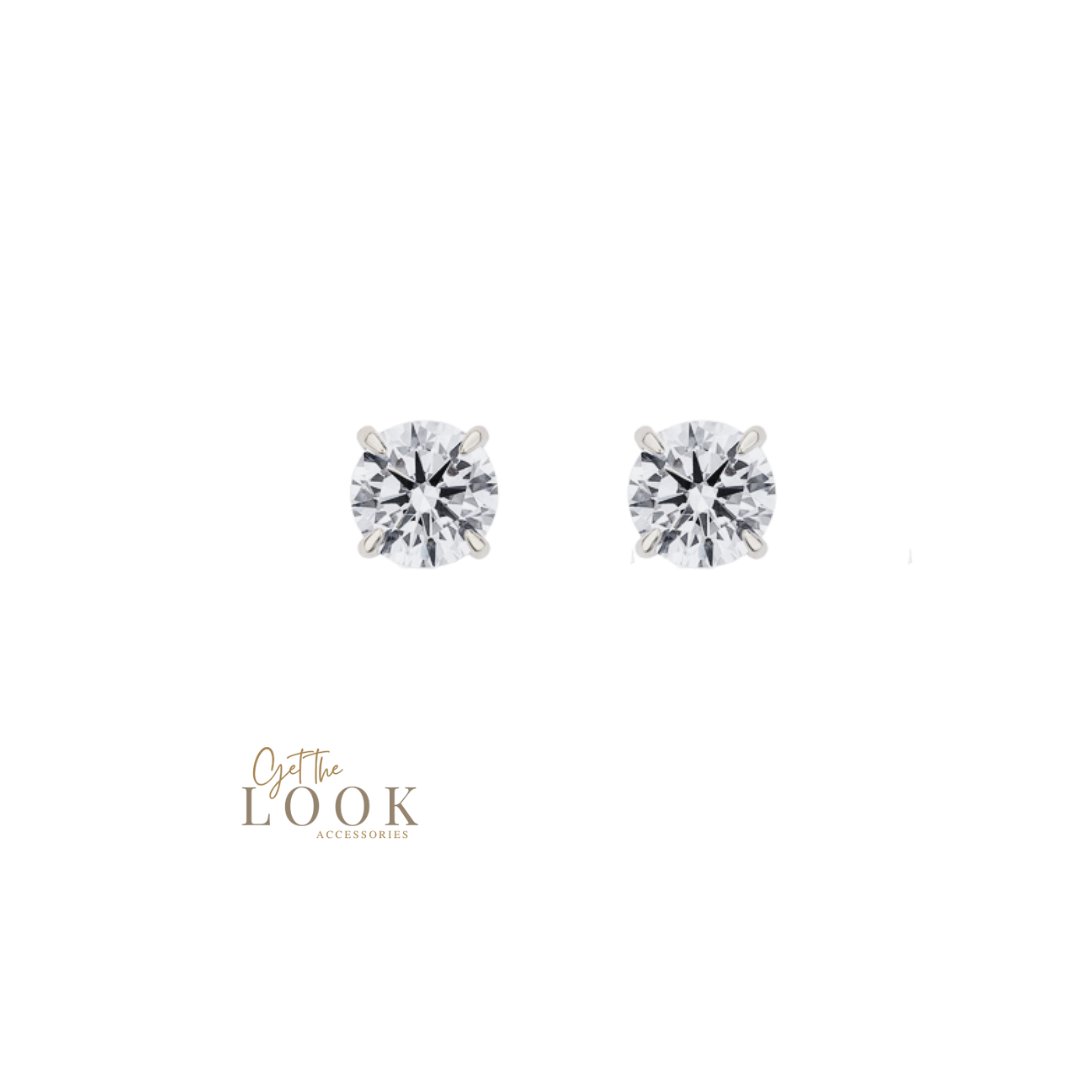 Willow Diamond Stud Earrings