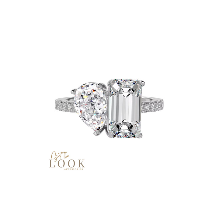 Paris Diamond Ring - Silver