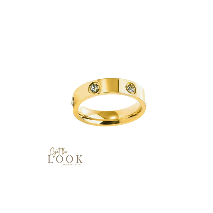 Forget Me Not Diamond Ring - Gold