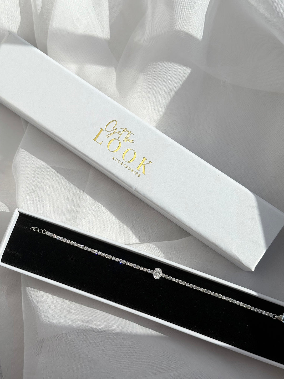 Sophia Diamond Tennis Bracelet - Silver