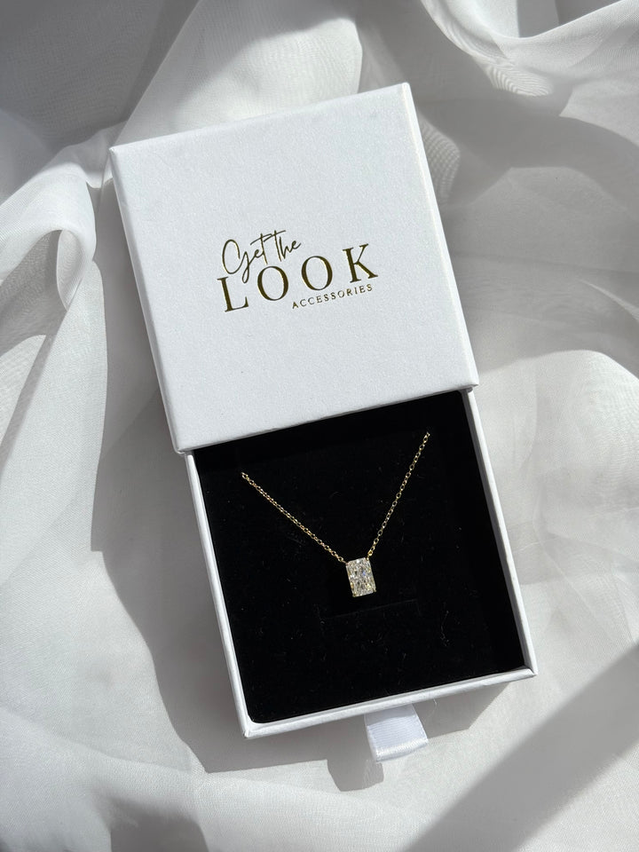 Tia Diamond Necklace - Gold