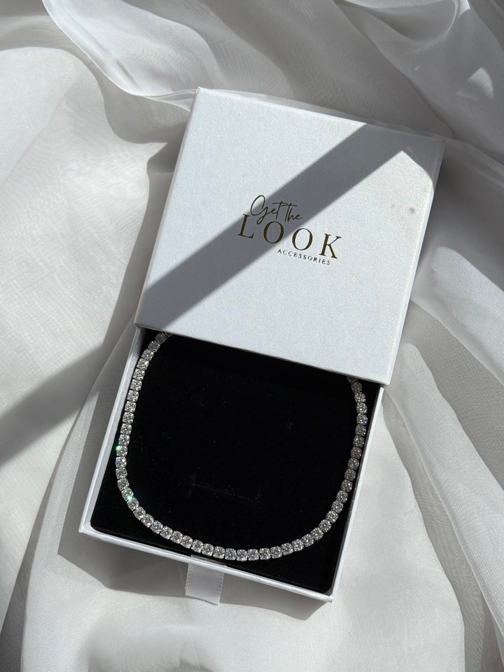 Tennis Necklace 4mm - Silver