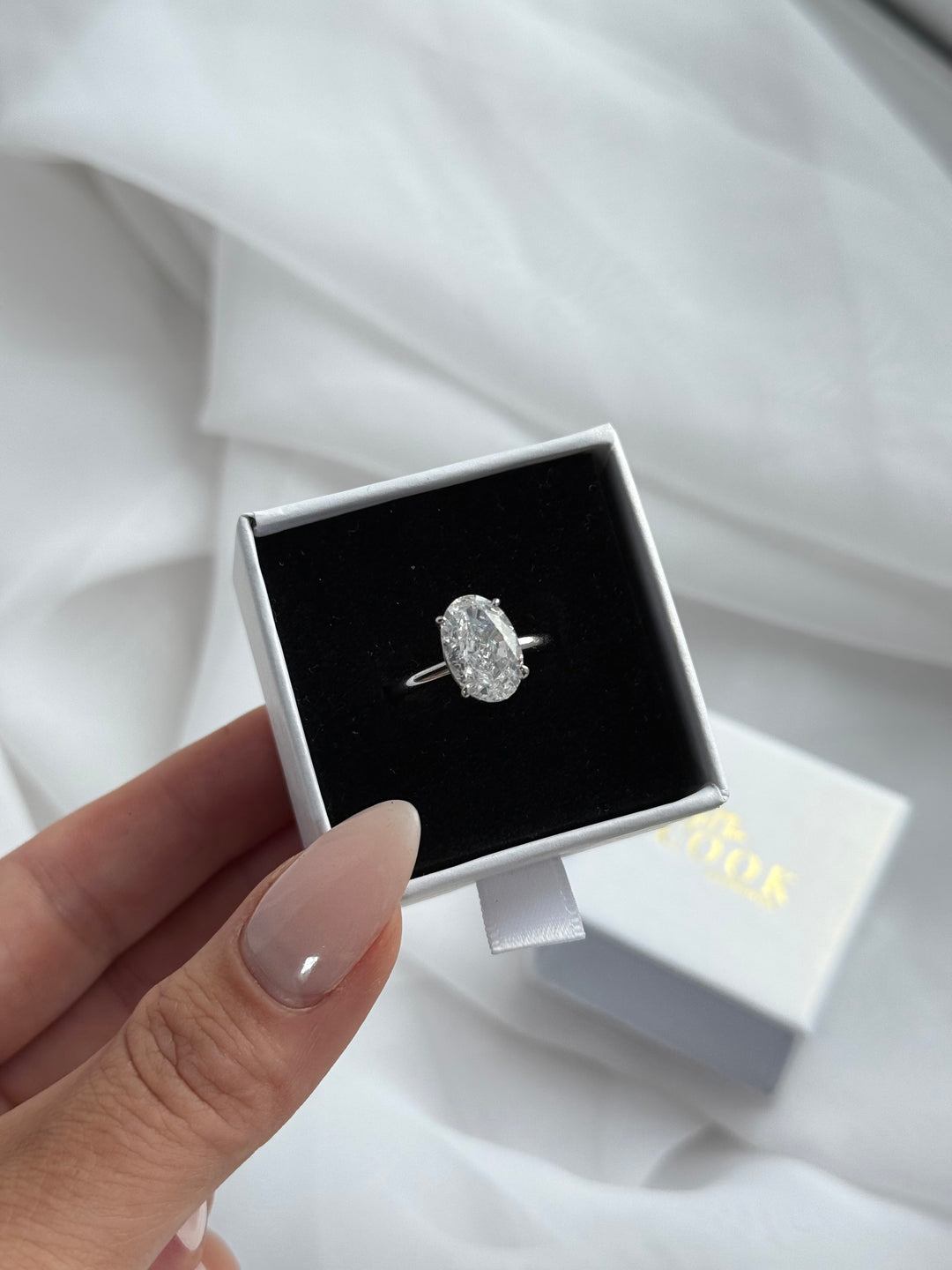 Sophia 3ct Diamond Ring - Silver
