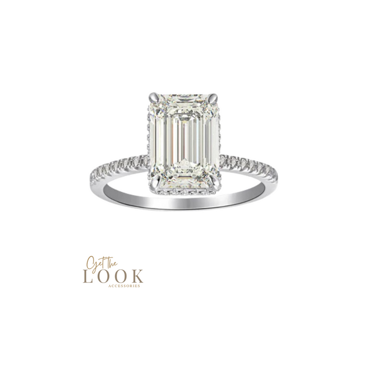 Lorna 3ct Diamond Ring - Silver
