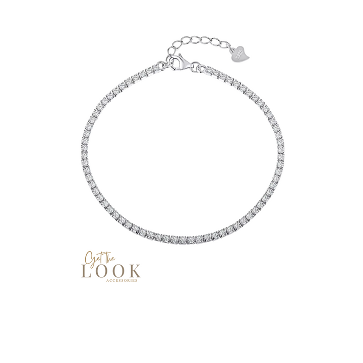 Luxe Tennis Bracelet 2mm - Silver