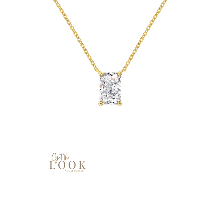 Tia Diamond Necklace - Gold