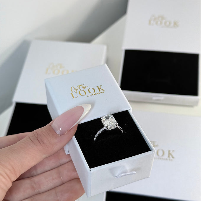 Lorna 3ct Diamond Ring - Silver
