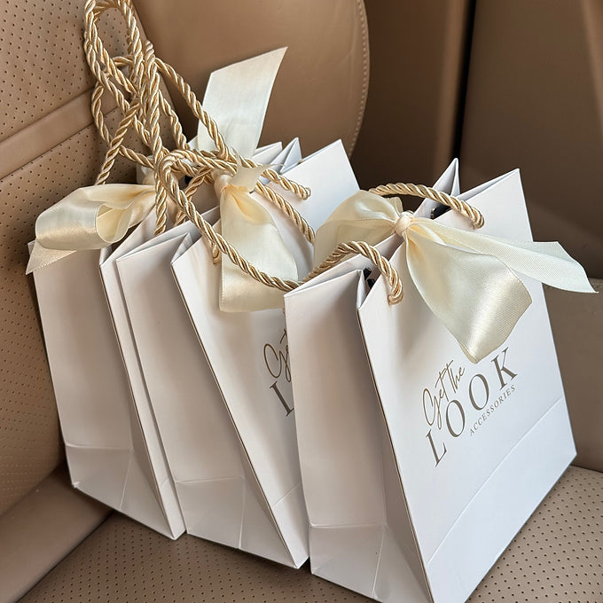 Satin Bow Luxury Gift Bag