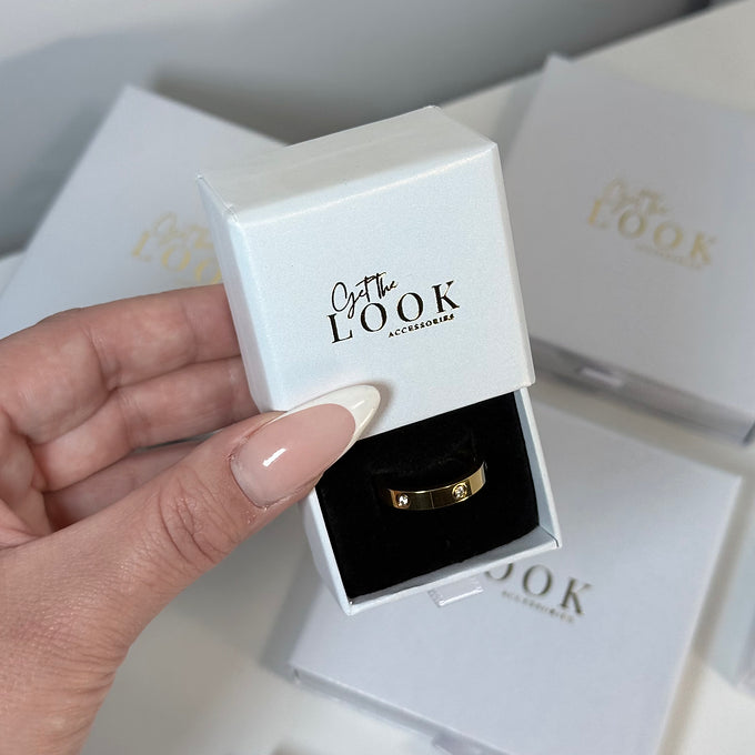 Forget Me Not Diamond Ring - Gold