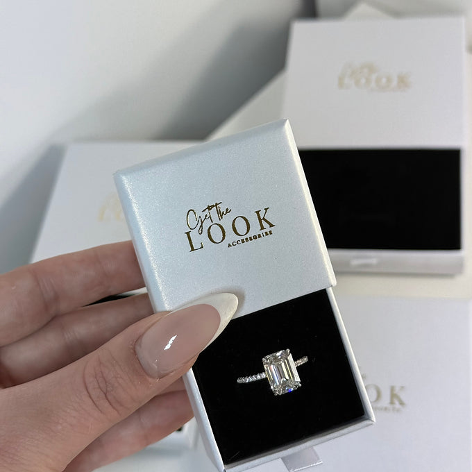 Lorna 3ct Diamond Ring - Silver