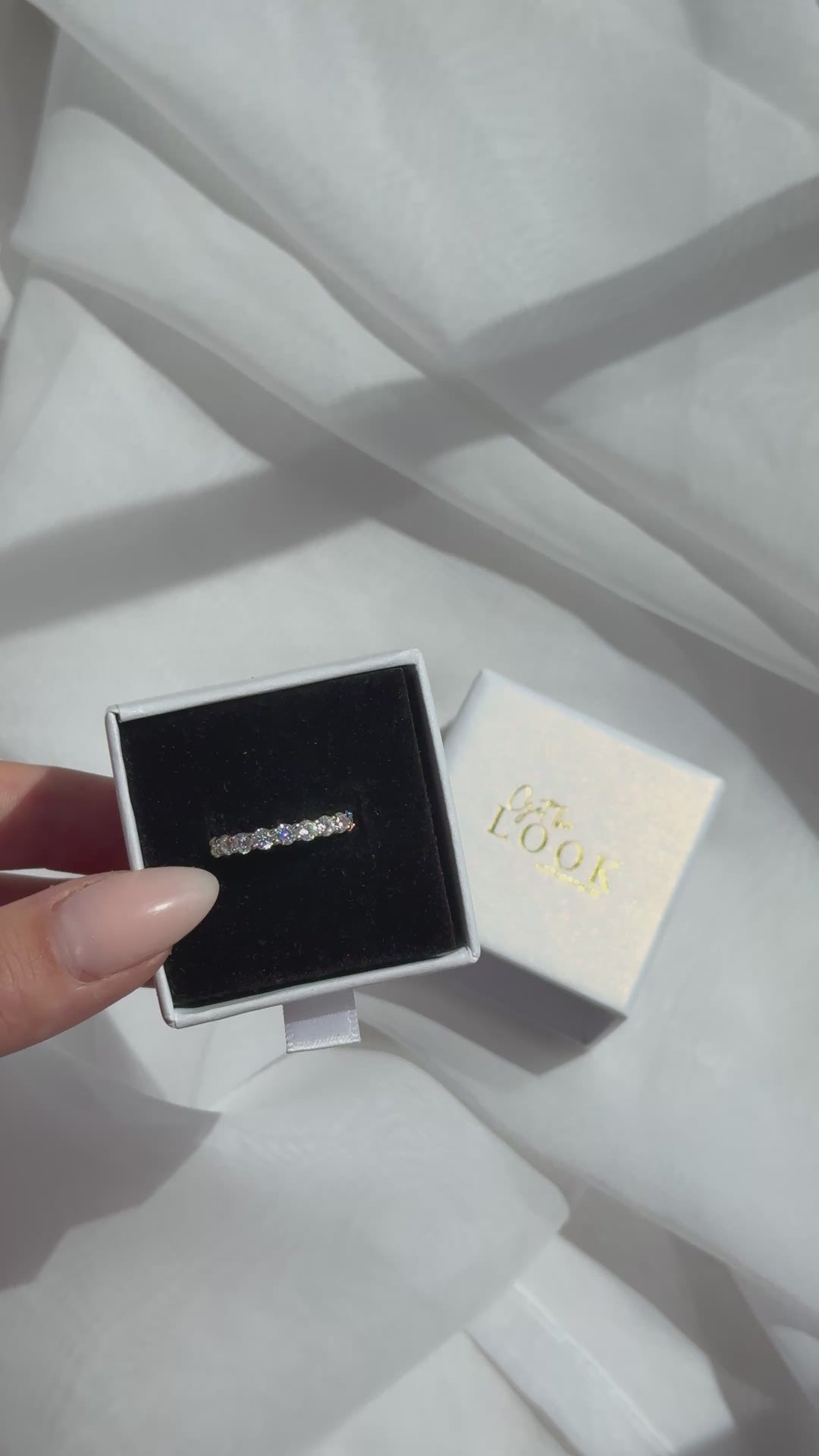 Eternity Diamond Ring - Silver