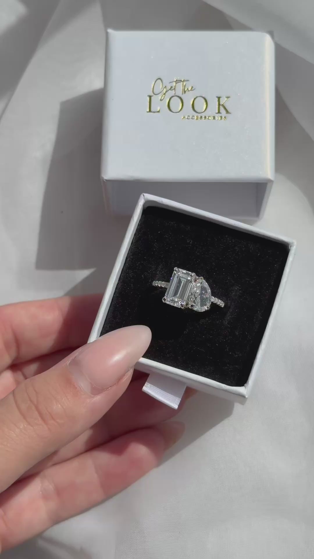 Paris Diamond Ring - Silver