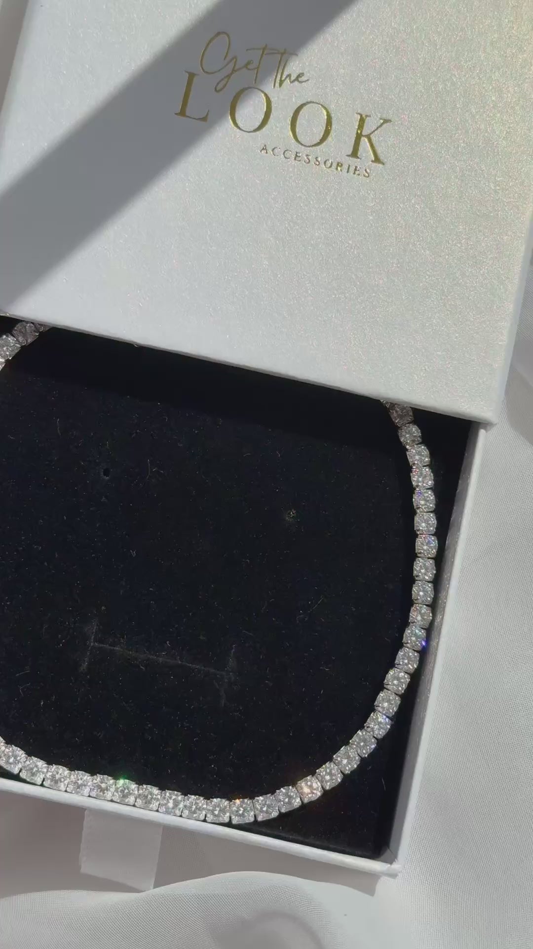 Tennis Necklace 4mm - Silver