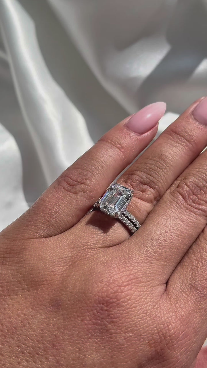 Lorna 3ct Diamond Ring - Silver